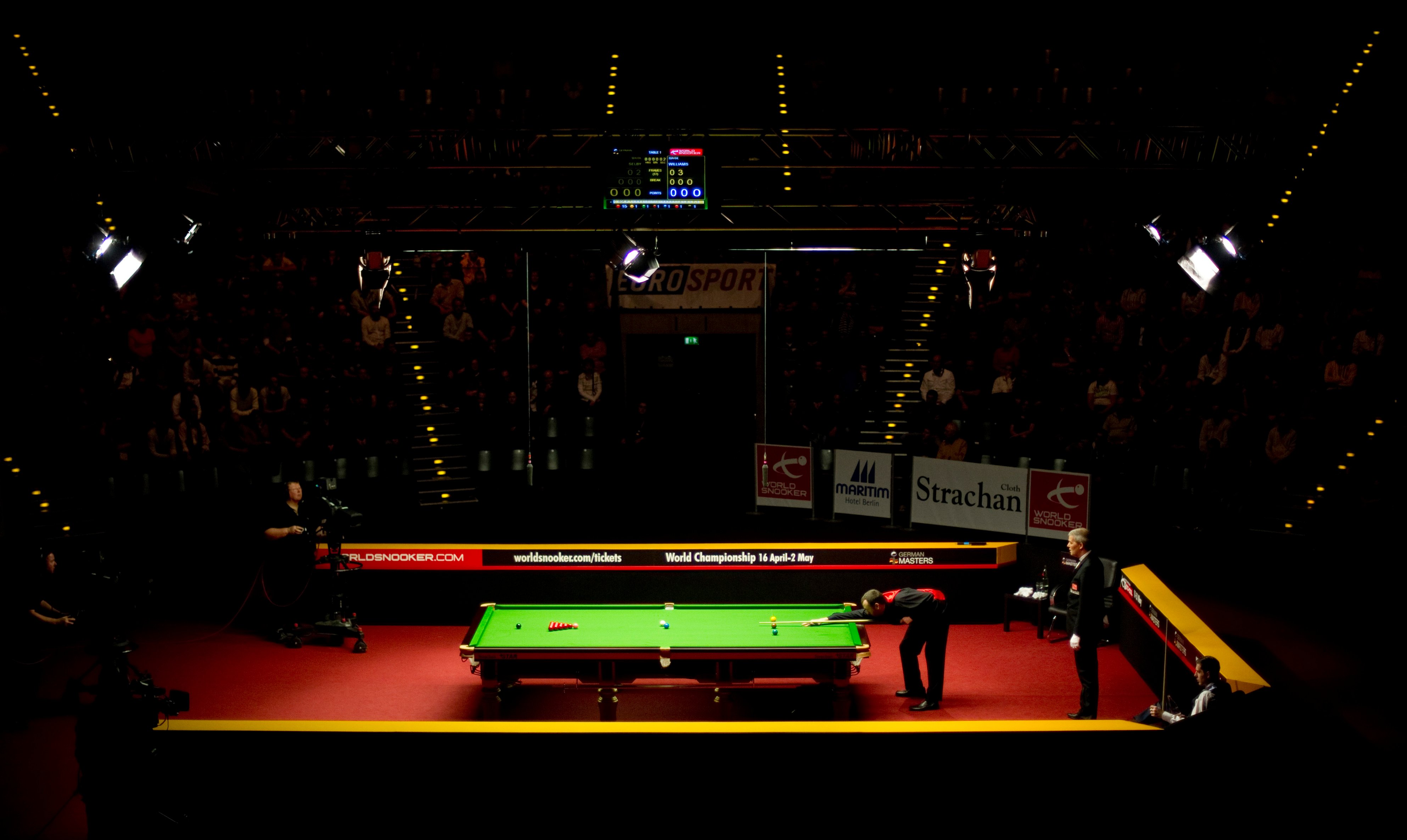 Who is playing in the 2025 German Masters Snooker at the Tempodrom